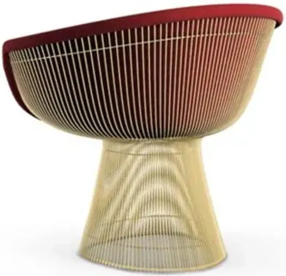 Platner Lounge Chair in Gold
