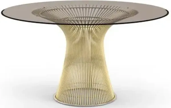 Platner Dining Table in Gold
