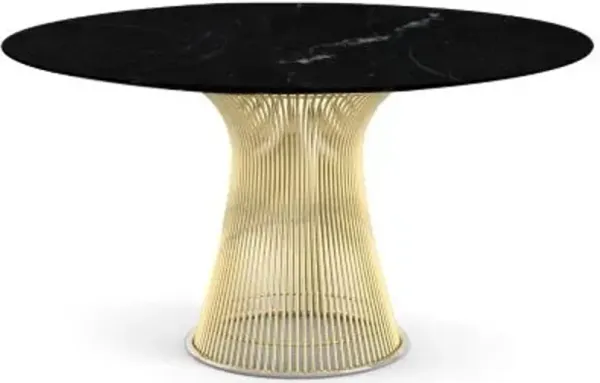 Platner Dining Table in Gold
