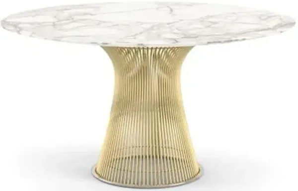 Platner Dining Table in Gold
