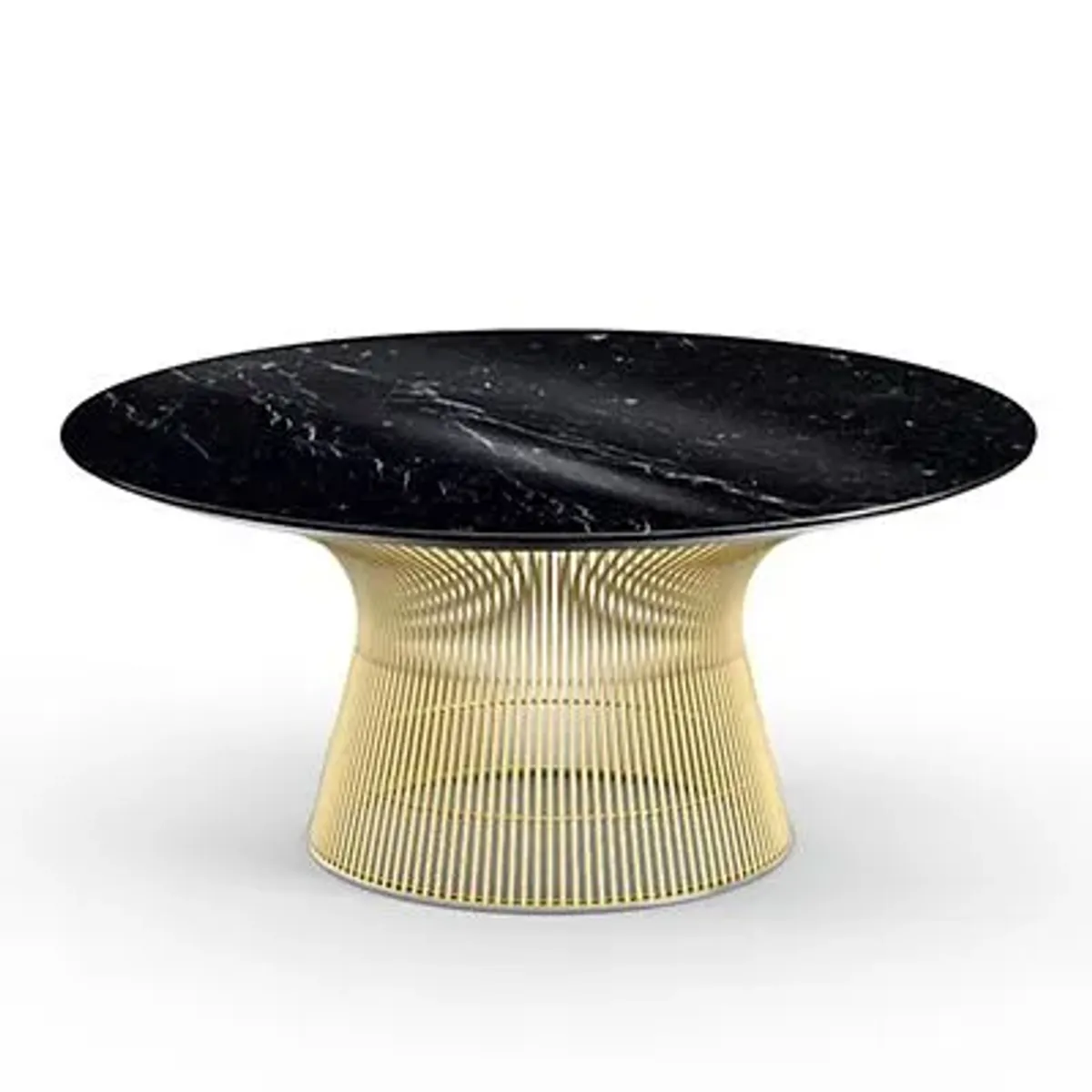 Platner 36 Inch Coffee Table in Gold