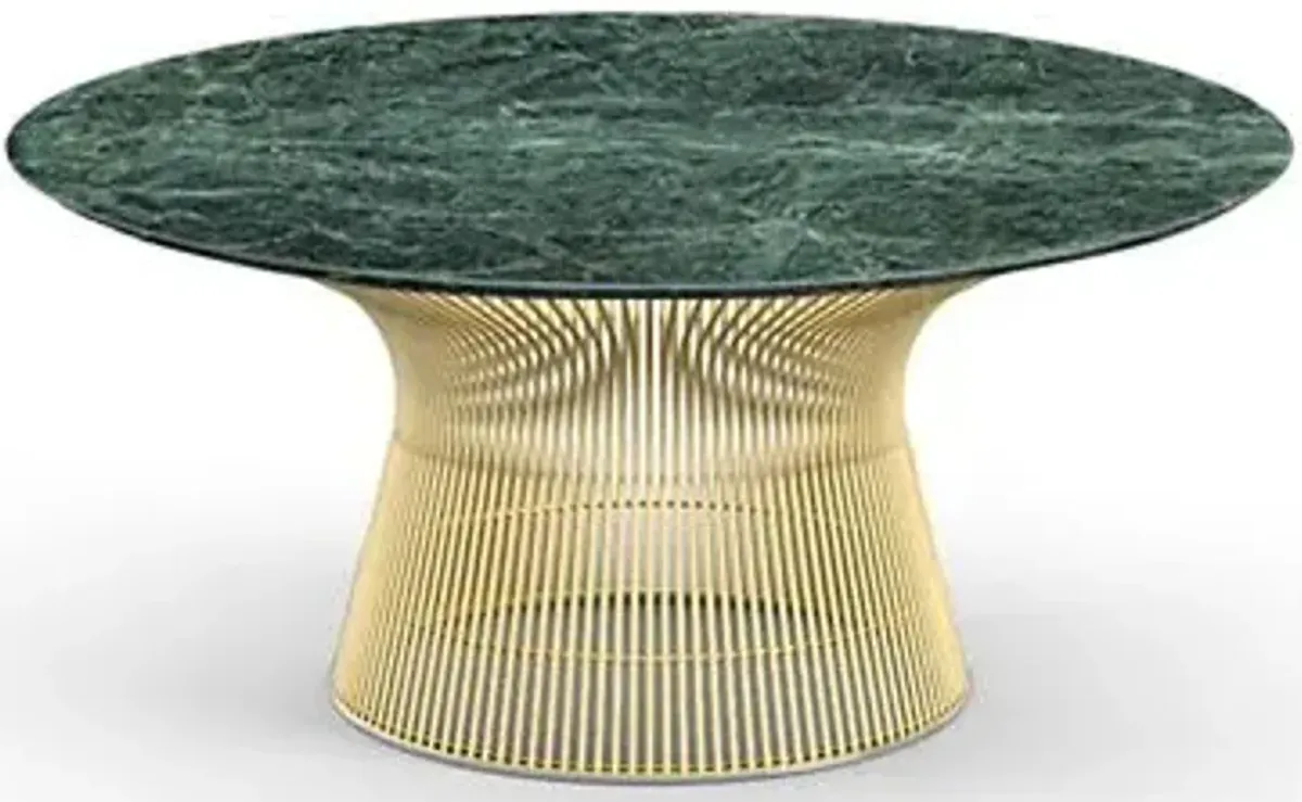 Platner 36 Inch Coffee Table in Gold