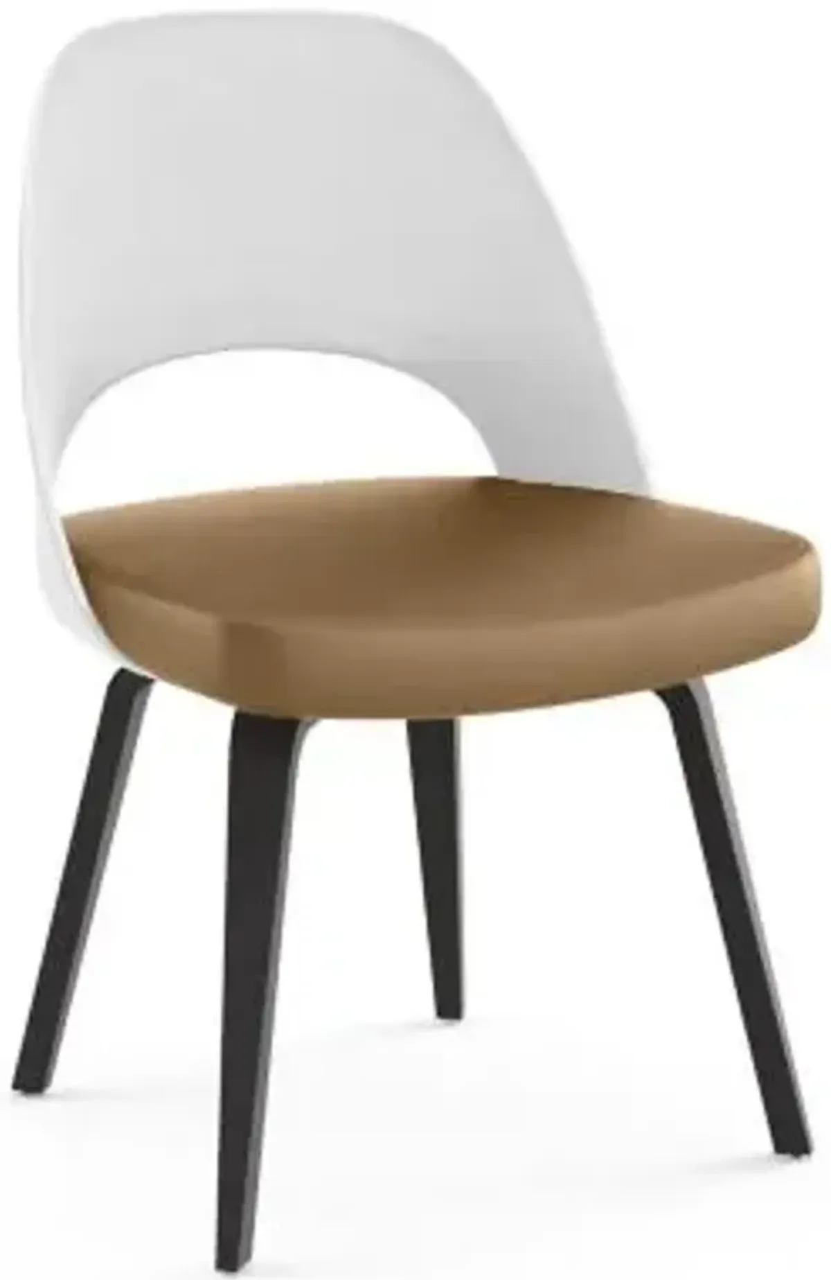 Saarinen Executive Chair Wood Legs, Plastic Back