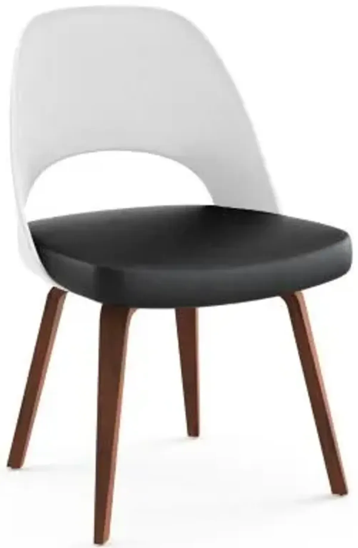 Saarinen Executive Chair Wood Legs, Plastic Back