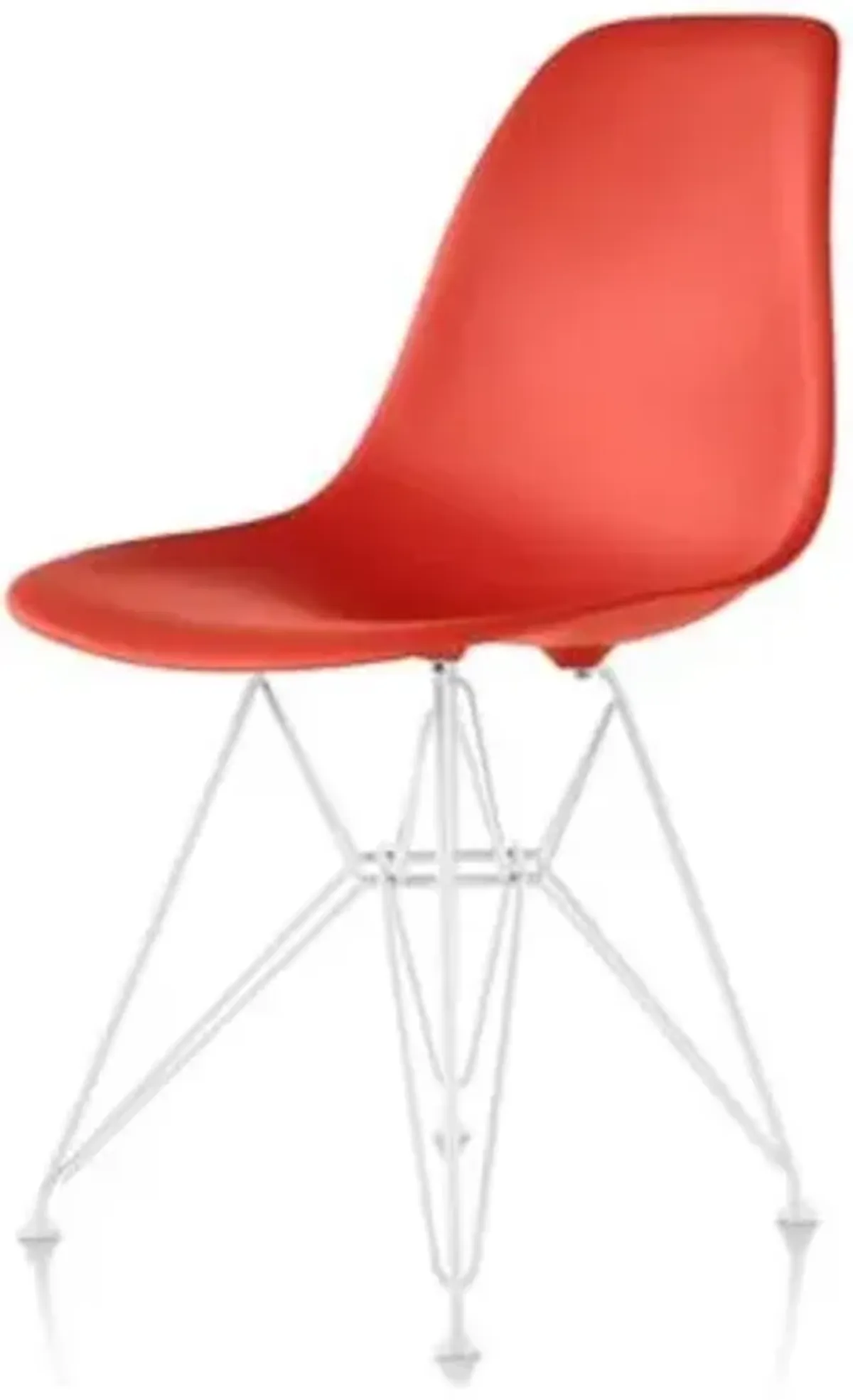 Eames Molded Plastic Side Chair - Wire Base