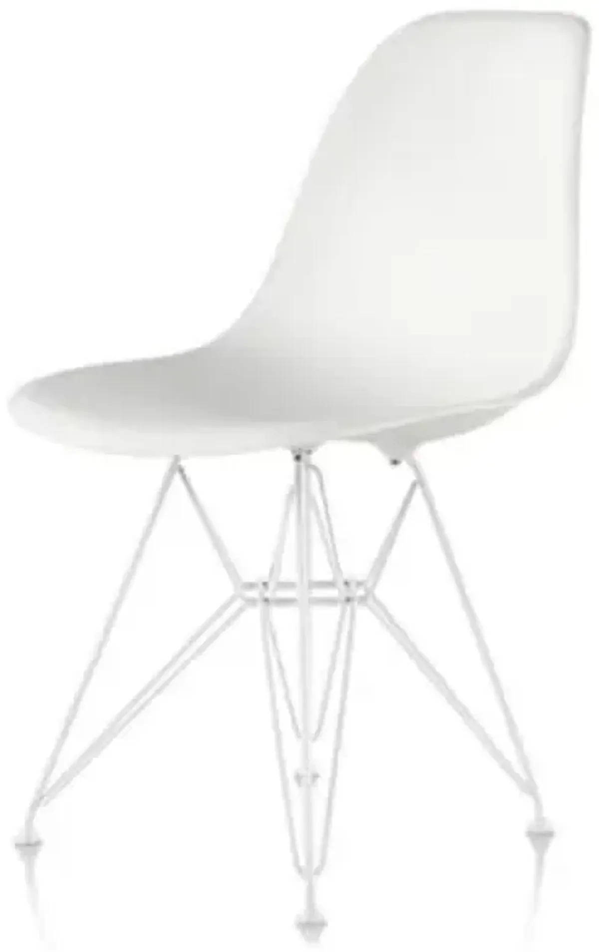 Eames Molded Plastic Side Chair - Wire Base