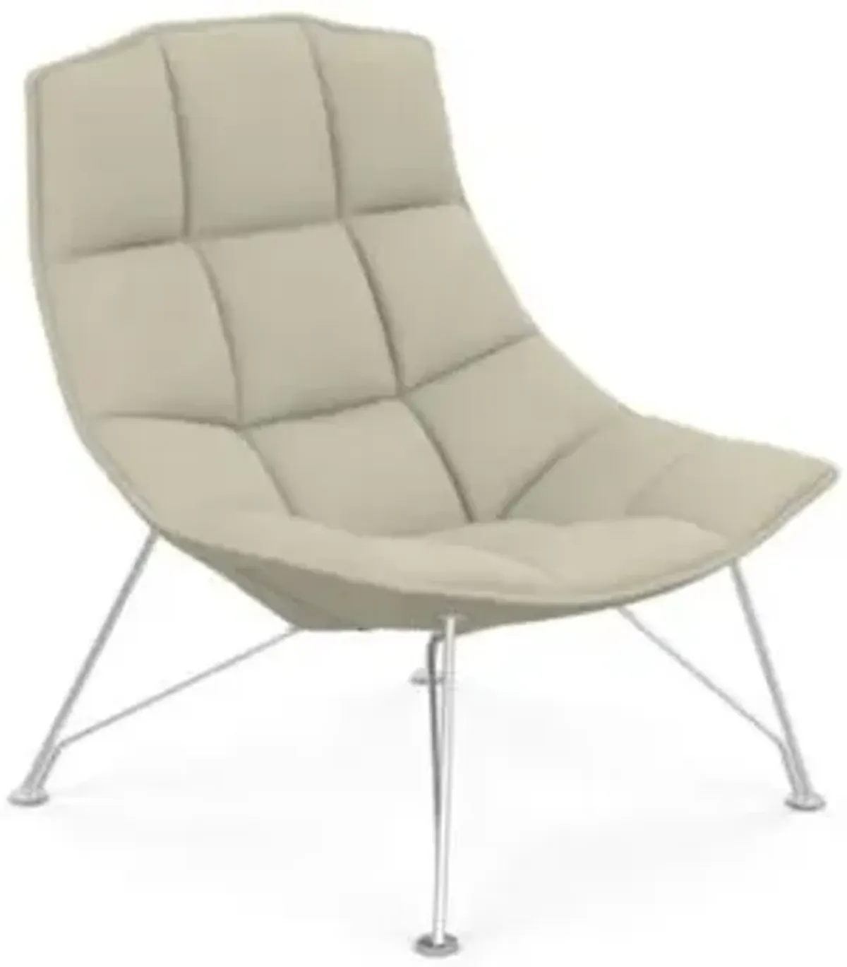 Jehs + Laub Wire Base Lounge, Fixed Back