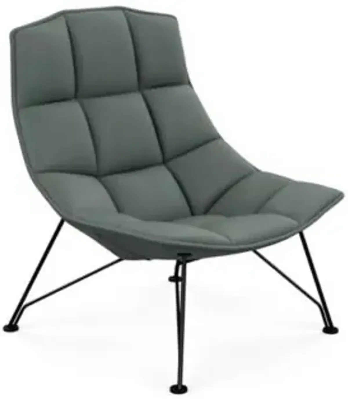 Jehs + Laub Wire Base Lounge, Fixed Back