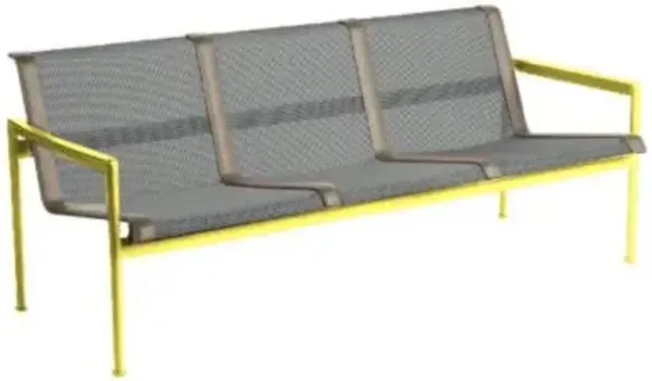 1966 Collection Three Seat Lounge Chair with Arms