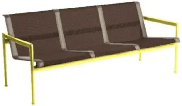 1966 Collection Three Seat Lounge Chair with Arms