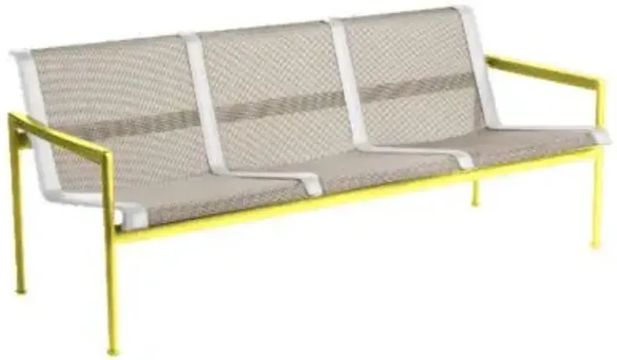 1966 Collection Three Seat Lounge Chair with Arms