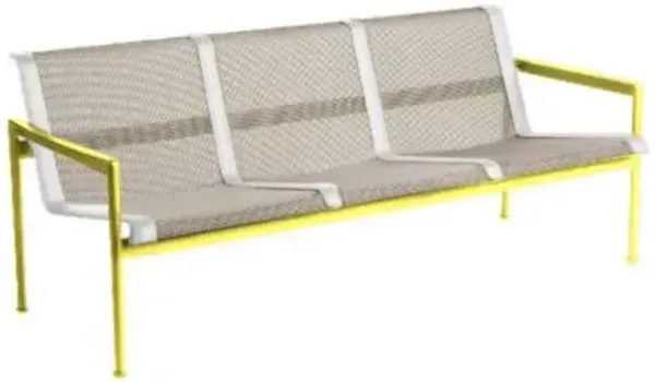 1966 Collection Three Seat Lounge Chair with Arms