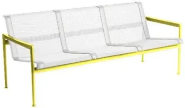 1966 Collection Three Seat Lounge Chair with Arms