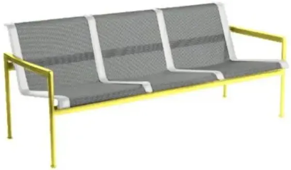 1966 Collection Three Seat Lounge Chair with Arms