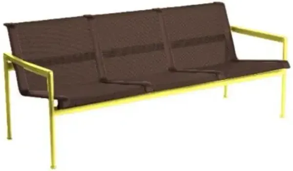 1966 Collection Three Seat Lounge Chair with Arms