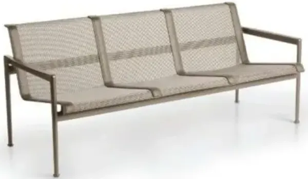 1966 Collection Three Seat Lounge Chair with Arms