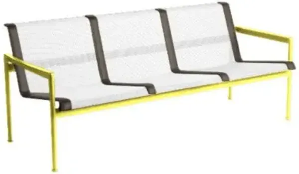 1966 Collection Three Seat Lounge Chair with Arms