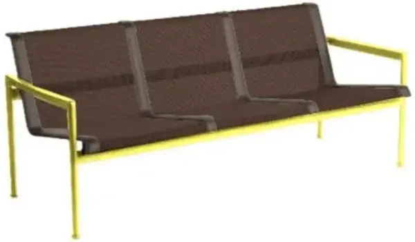 1966 Collection Three Seat Lounge Chair with Arms