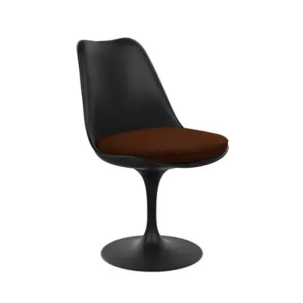 Tulip Armless Chair with Seat Cushion