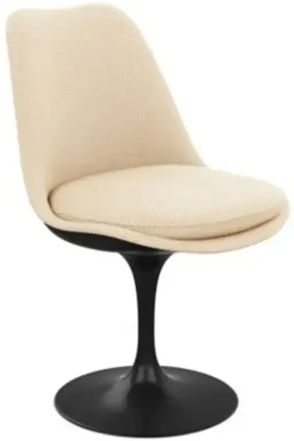 Tulip Armless Chair, Fully Upholstered