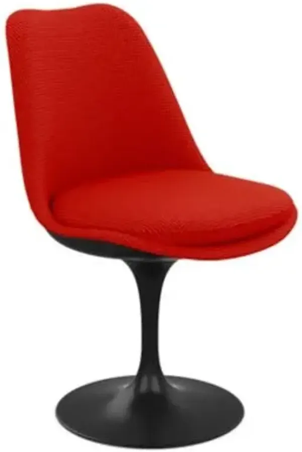 Tulip Armless Chair, Fully Upholstered