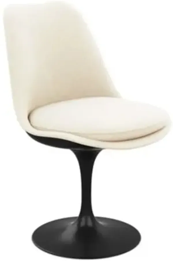 Tulip Armless Chair, Fully Upholstered