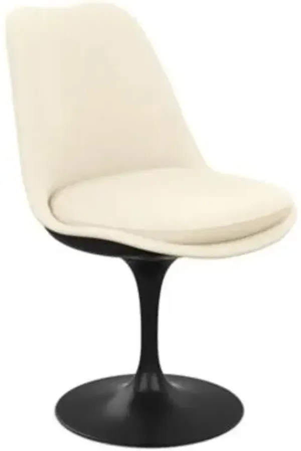 Tulip Armless Chair, Fully Upholstered