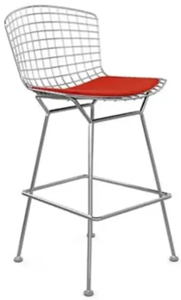 Bertoia Barstool with Seat Cushion