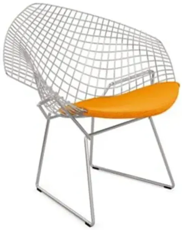 Diamond Lounge Chair with Seat Cushion