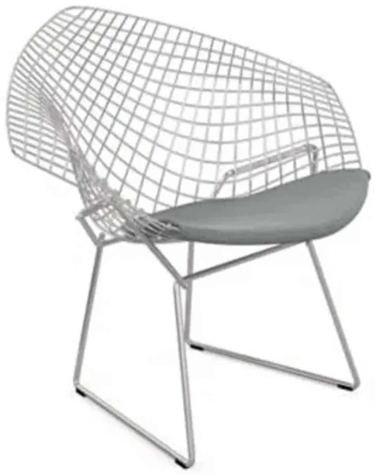 Diamond Lounge Chair with Seat Cushion