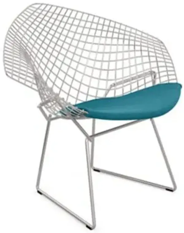 Diamond Lounge Chair with Seat Cushion