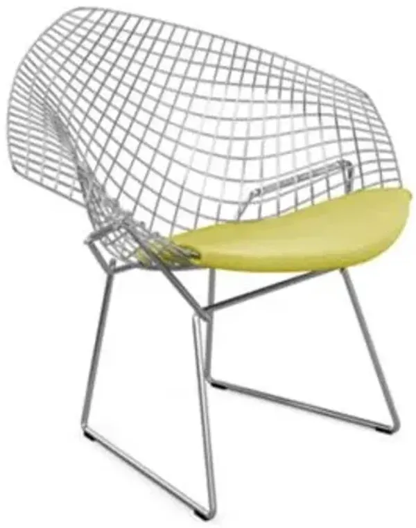 Diamond Lounge Chair with Seat Cushion