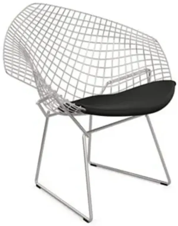 Diamond Lounge Chair with Seat Cushion