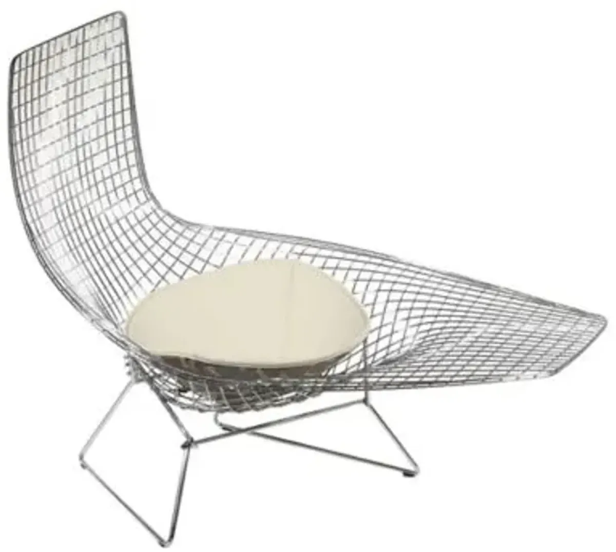 Bertoia Asymmetric Chaise with Seat Cushion