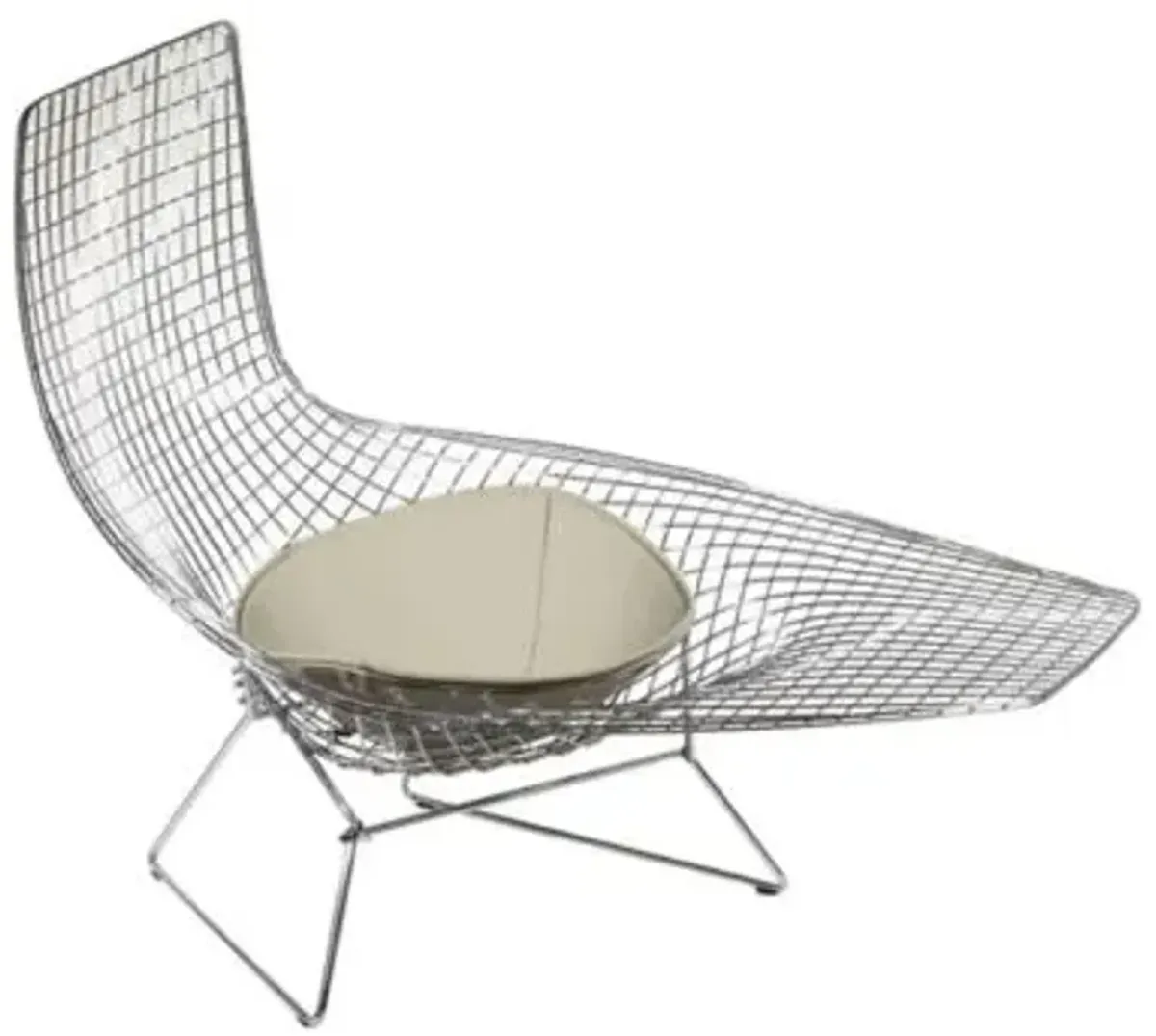 Bertoia Asymmetric Chaise with Seat Cushion