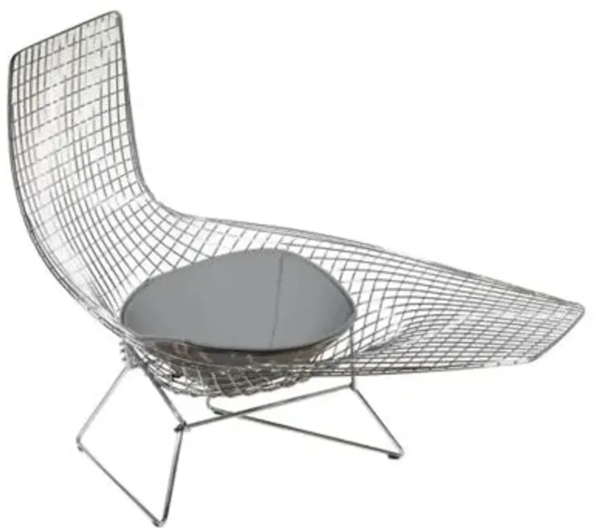 Bertoia Asymmetric Chaise with Seat Cushion