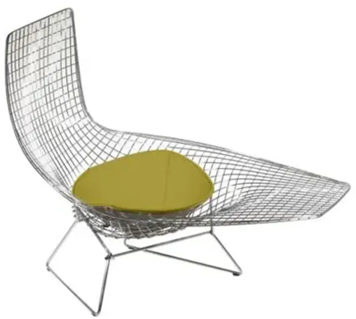 Bertoia Asymmetric Chaise with Seat Cushion