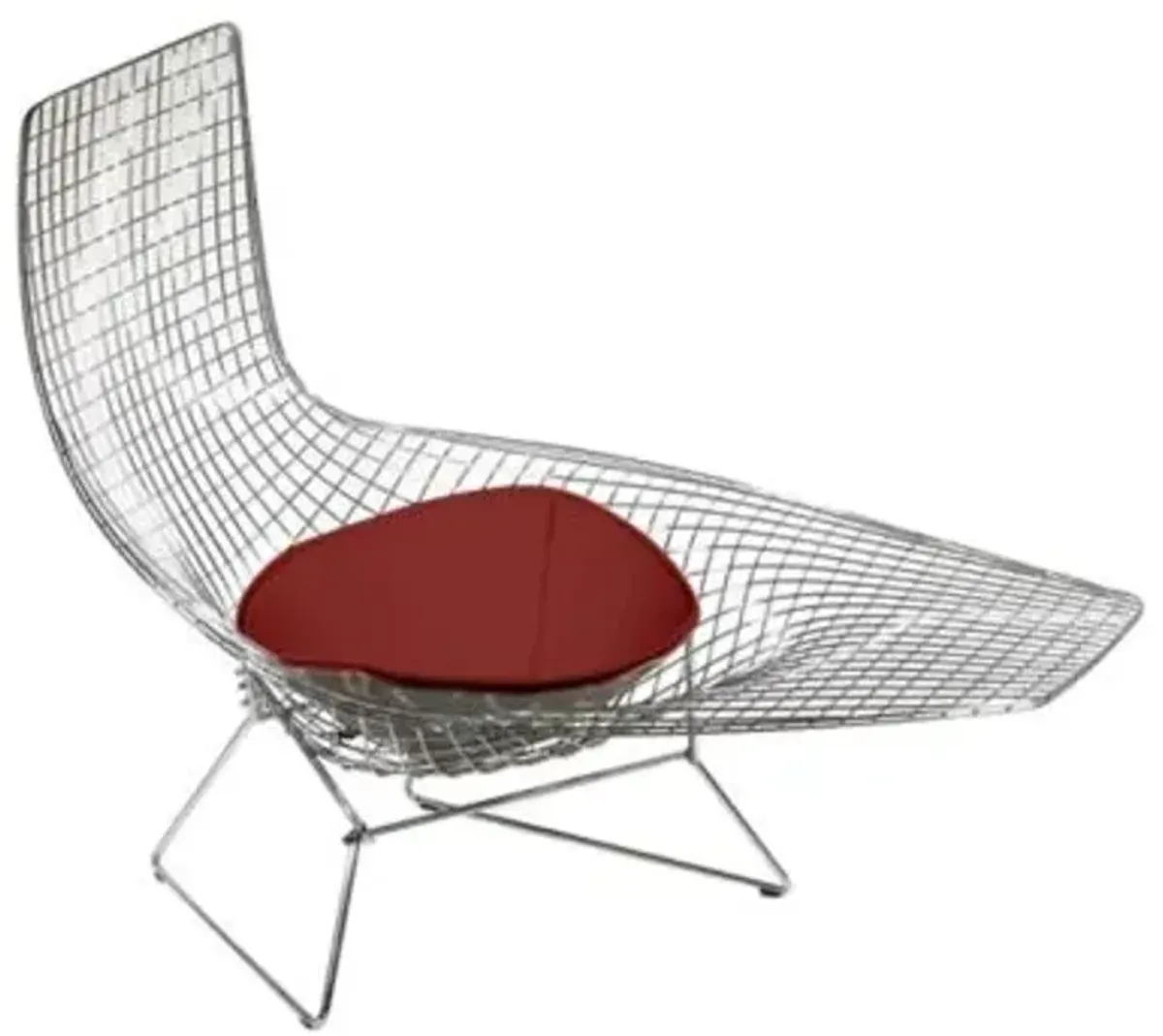 Bertoia Asymmetric Chaise with Seat Cushion