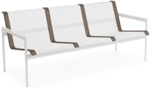 1966 Collection Three Seat Lounge Chair with Arms