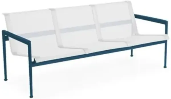 1966 Collection Three Seat Lounge Chair with Arms