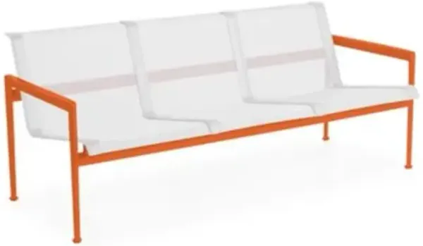 1966 Collection Three Seat Lounge Chair with Arms