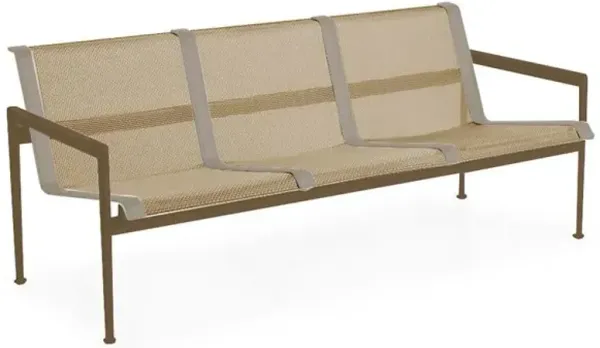 1966 Collection Three Seat Lounge Chair with Arms