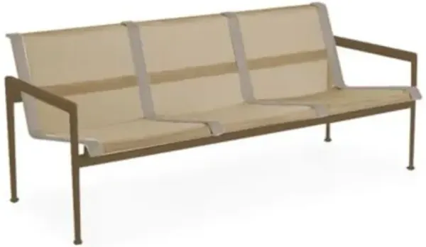 1966 Collection Three Seat Lounge Chair with Arms