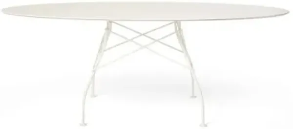 Glossy Outdoor Oval Table