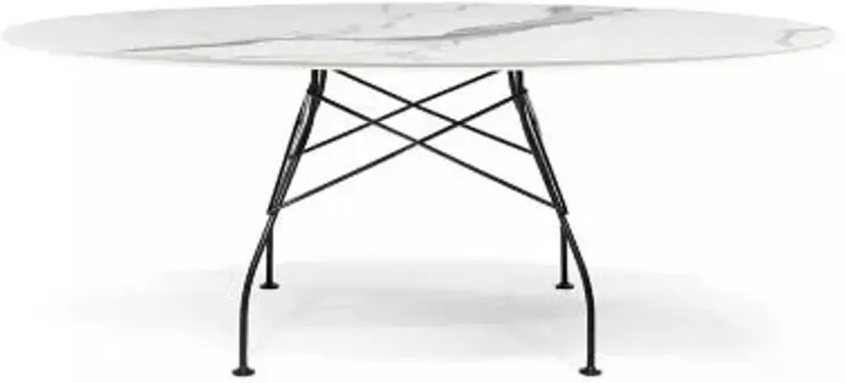 Glossy Oval Dining Table