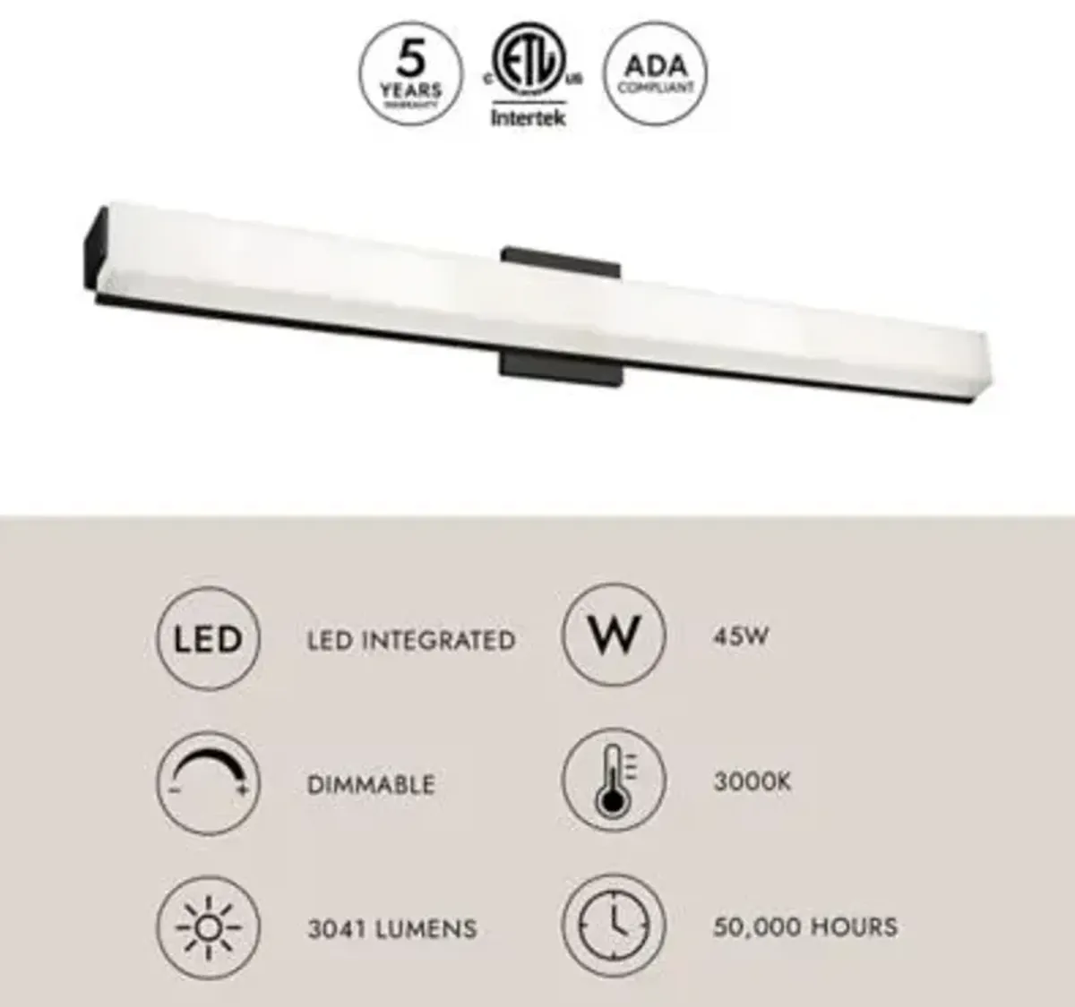 Latitude LED Vanity Light