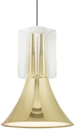 Metallic Brass with Clear Crystal color