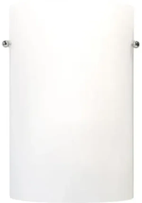 Hudson White Opal Wall Sconce