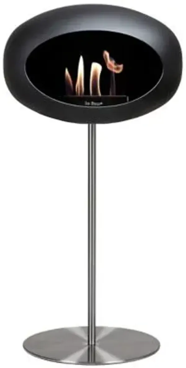 Dome Indoor/Outdoor Steel Pole High Fireplace