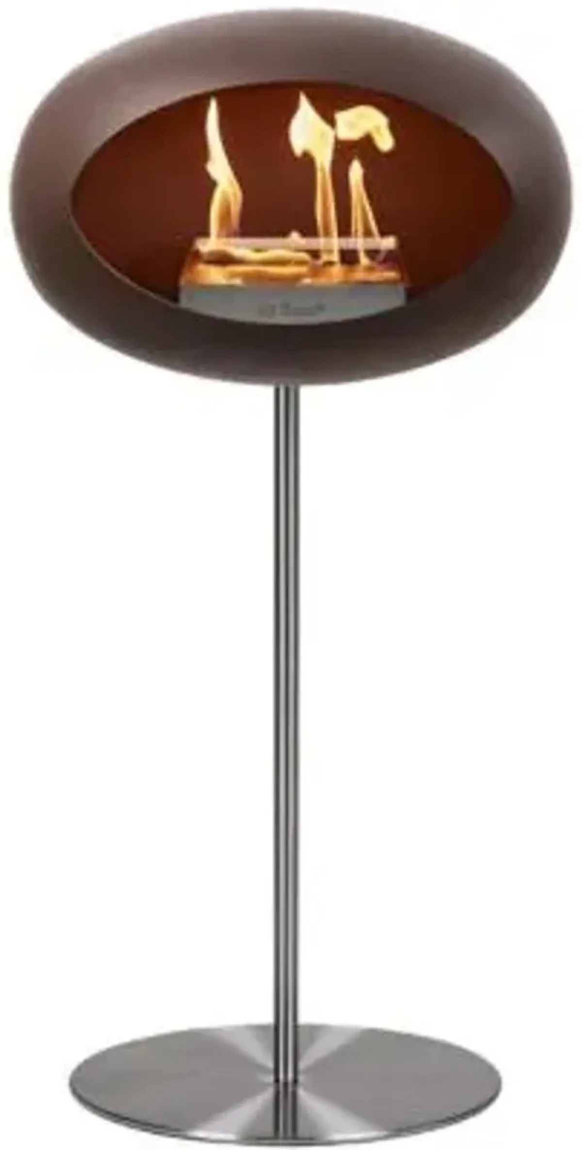 Dome Indoor Steel Pole High Fireplace